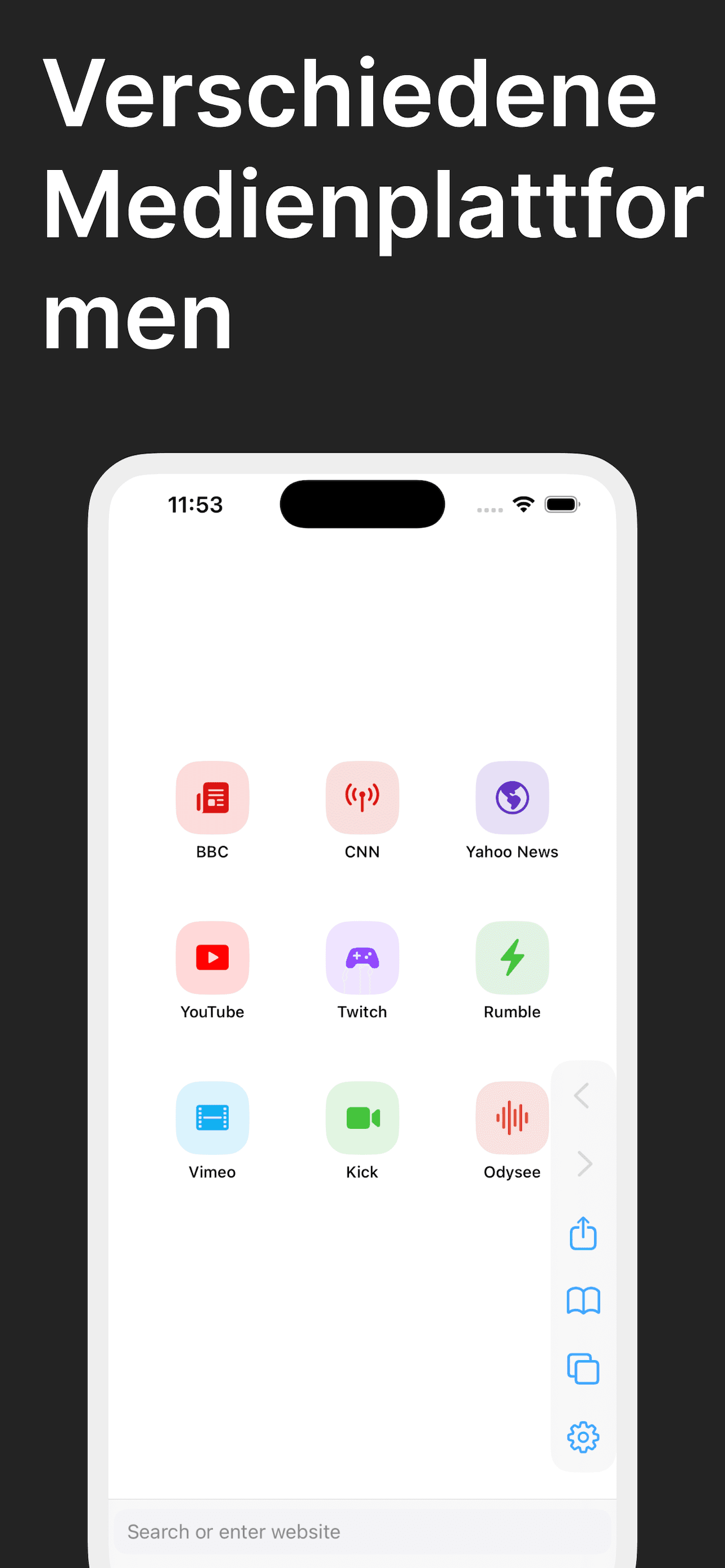 PureTube App-Screenshot
